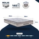 Ver imagem 3 de Colchão Ortobom de Molas Ensacadas Pillow In Pro Vida Queen 158cm