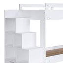 Ver imagem 5 de Beliche Infantil com Escada Nichos e Gavetas Infix C06 Branco - Mpozenato