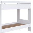 Ver imagem 6 de Beliche Infantil com Escada Nichos e Gavetas Infix C06 Branco - Mpozenato