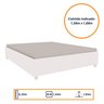 Cama Box Casal 193cmx144cm Mônaco com Cabeceira Extensivel e 2 Mesas de Cabeceiras - 4