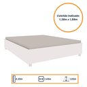 Ver imagem 4 de Cama Box Casal 193cmx144cm Mônaco com Cabeceira Extensivel e 2 Mesas de Cabeceiras