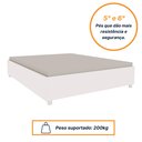 Ver imagem 6 de Cama Box Casal 193cmx144cm Mônaco com Cabeceira Extensivel e 2 Mesas de Cabeceiras