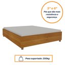 Ver imagem 5 de Cama Box Casal 193CMX144CM Mônaco com Cabeceira Extensivel e 2 Mesas de Cabeceiras