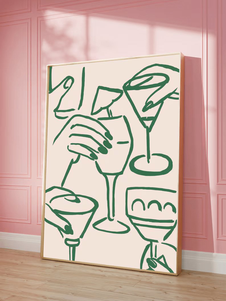 Quadro Decorativo Aesthetic - Drinks I - 1