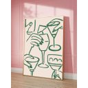Ver imagem 1 de Quadro Decorativo Aesthetic - Drinks I
