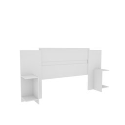 Cama Box Casal Queen 203cmx164cm Mônaco com Cabeceira Extensivel e 2 Mesas de Cabeceiras - 2