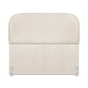 Ver imagem 1 de Cabeceira Orgânica Cama Box Casal 140 Cm Estofada Revestida em Linho Orgânica