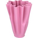 Ver imagem 1 de Vaso Decorativo Enfeite Planta Aparador 3D Cerâmica 25x18x18cm Rosa