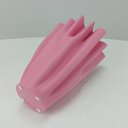 Ver imagem 4 de Vaso Decorativo Enfeite Planta Aparador 3D Cerâmica 25x18x18cm Rosa