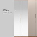 Ver mais imagens de Guarda Roupa Casal Atrice 6 Portas com 2 Portas em Espelho