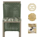 Ver imagem 3 de 5 Banqueta em Alumínio Roma Fendi Corda Náutica Tecido 5