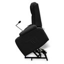 Ver imagem 3 de Poltrona do Papai Lift Reclinável Massagem Aquecimento Austin USB LED Suporte para Celular PU Preto 
