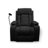Poltrona do Papai Lift Reclinável Massagem Aquecimento Austin USB LED Suporte para Celular PU Preto  - 2