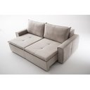 Ver imagem 2 de Sofá Retrátil Dijon 2 Lugares 270cm | Veludo Bege - Ilha Bela