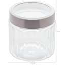 Ver imagem 4 de Kit 3 Potes de Vidro Borossilicato Porta Mantimentos Lyor 870ml Cada Tampa Inox Sydney
