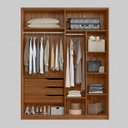 Ver imagem 4 de Guarda Roupa Casal 4 Portas Attore