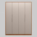 Ver imagem 3 de Guarda Roupa Casal 4 Portas Attore