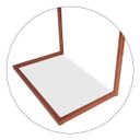 Ver imagem 4 de Mesa de Apoio Lateral para Sofá Belfast Cobre e Preto