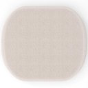 Ver imagem 5 de Kit 2 Puffs Decorativos Orgânico para Living Quarto 70cm Doha W01 Bouclê Creme - Lyam Decor