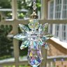 Pêndulo Mobile Suncatcher Anjo de Cristais Multifacetado Lorben 17,5cm Feng Shui Decoração Gt6141 - 3