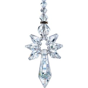 Pêndulo Mobile Suncatcher Anjo de Cristais Multifacetado Lorben 17,5cm Feng Shui Decoração Gt6141