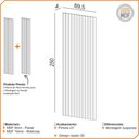 Ver imagem 6 de Painel Ripado de Madeira para Sala Quarto 89x250cm Bairon D03 Fendi - Lyam Decor