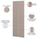 Ver imagem 4 de Painel Ripado de Madeira para Sala Quarto 89x250cm Bairon D03 Fendi - Lyam Decor
