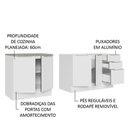 Ver mais imagens de Kit Com 2 Balcões De Cozinha 4 Portas Branco