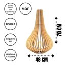 Ver imagem 4 de Luminária de Chão Pelicano Mdf Cru