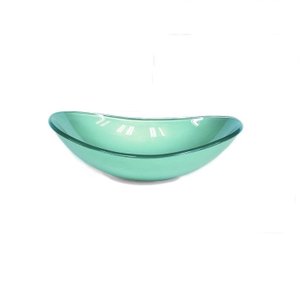 Cuba de Vidro para Lavatório Oval 47cm