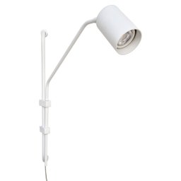 Arandela Articulada Turim Branco Texturizado e Cabo com Interruptor - 8