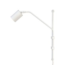 Arandela Articulada Turim Branco Texturizado e Cabo com Interruptor - 7