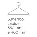Ver imagem 5 de Guarda Roupa Canto Reto 1 Porta Paris Branco