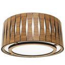 Ver imagem 1 de Luminária Decorativa Madeira Plafon Redondo Guaritá 25cm