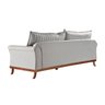 Sofá 4 Lugares 220x94x92cm Linho Louise - 6
