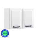 Ver imagem 2 de Armário Aéreo Multiuso Itatiaia Aço 2 Portas New Premium 2 Unidades Branco Neve