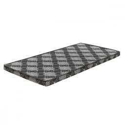Colchão Colchonete Solteiro Iris D20 088x188x08 Cinza Estampado Prorelax - 1