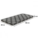 Ver imagem 3 de Colchão Colchonete Solteiro Iris D20 088x188x08 Cinza Estampado Prorelax