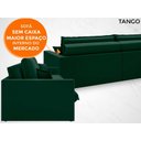 Ver imagem 4 de Sofá Tango 1,80M Sem Caixa, Retrátil e Reclinável Velosuede Verde - Netsofás