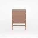 Ver imagem 4 de Mesa de Cabeceira Square 1 Gaveta 1 Nicho 43 Cm X 40 Cm Rosa Blush