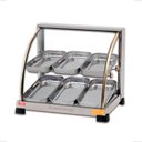 Ver imagem 1 de Estufa Vitrine Aquecedor para Salgados 6 Bandejas Dupla 220v