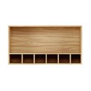 Ver imagem 3 de Armário Aéreo de Cozinha 80cm com 1 Porta Basculante e Mini Adega 100% MDF Itália Espresso Móveis Cinza/Amêndoa/Chumbo