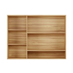 Armário Aéreo de Cozinha 120cm com 3 Portas Vidro Reflecta e Nicho 100% MDF Itália Espresso Móveis - 2