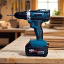 Ver imagem 3 de Kit Ferramentas Eletricas Bateria Furadeira Parafusadeira Martelete Esmerilhadeira Maleta Obra Repar