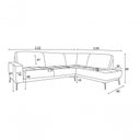 Ver imagem 5 de Sofá de Couro Rubi 2 Lugares com Chaise Esquerda Soft Tabaco - Mempra Design