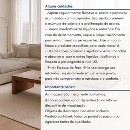 Sofá Modulado com Chaise M201 Base em Madeira Maciça - 11