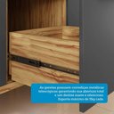 Ver imagem 6 de Balcão de Cozinha para Pia 120cm com 3 Portas 2 Gavetas sem Tampo 100% MDF Itália Espresso Móveis Ci