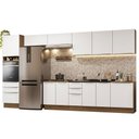 Ver imagem 3 de Armário de Cozinha Completa 400cm Rustic/Branco Veludo Lux da Thauane Madesa