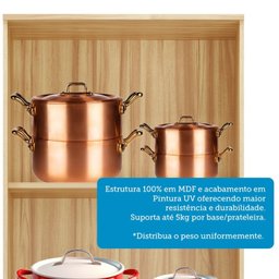 Paneleiro Duplo com 4 Portas 100% MDF Itália Espresso Móveis - 4