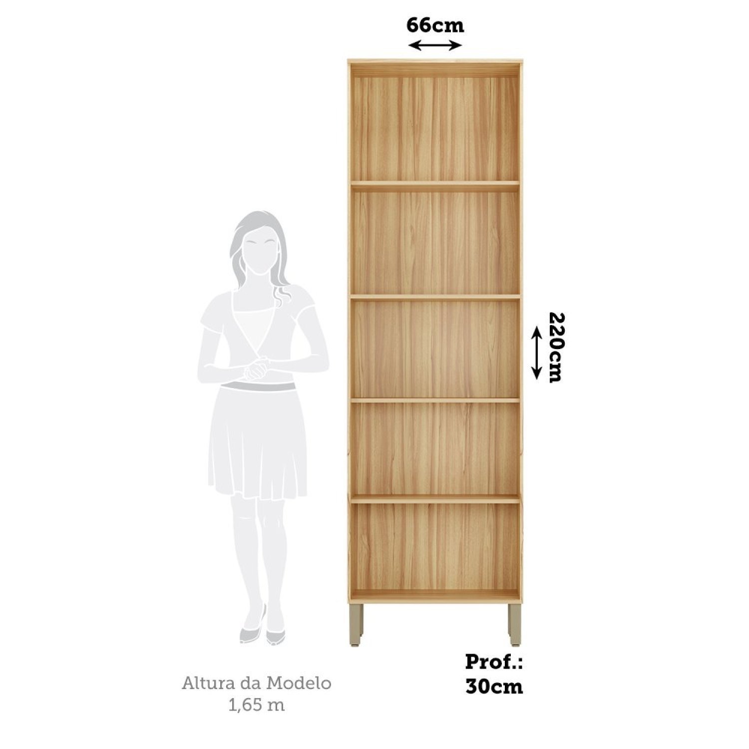 Paneleiro Duplo com 4 Portas 100% Mdf Itália - 3